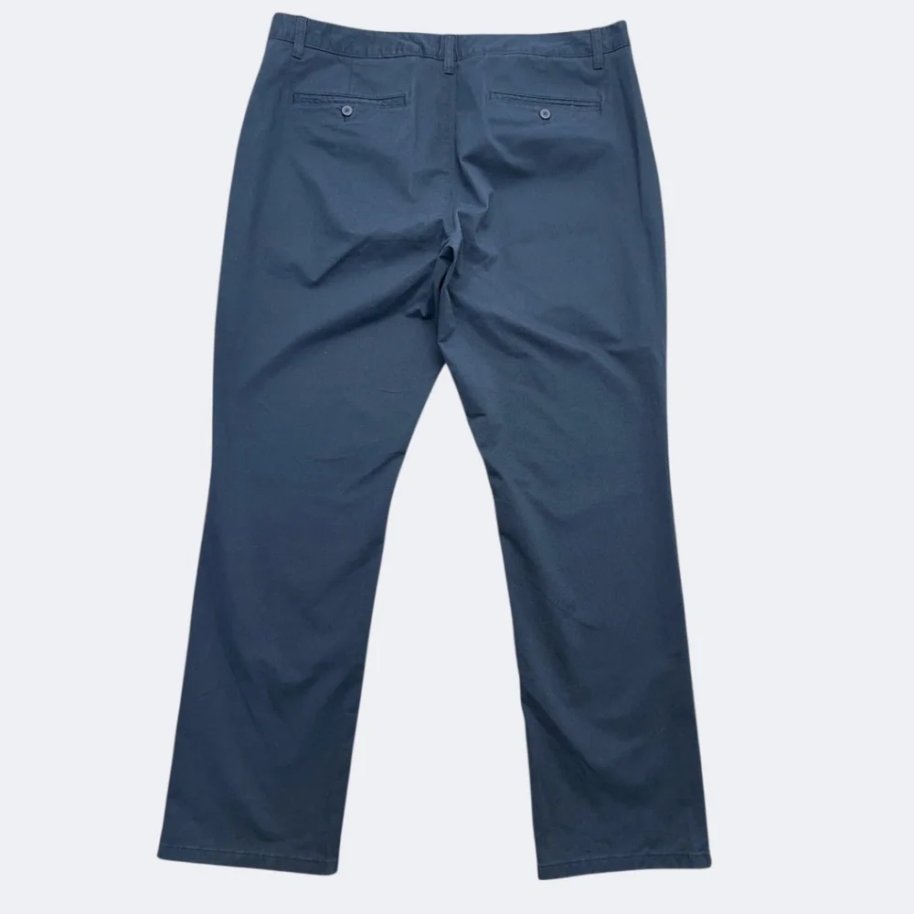 Bonobos Chino Pants‎ Mens 40x32 Navy Slim Fit Stretch Cotton Flat Front Straight